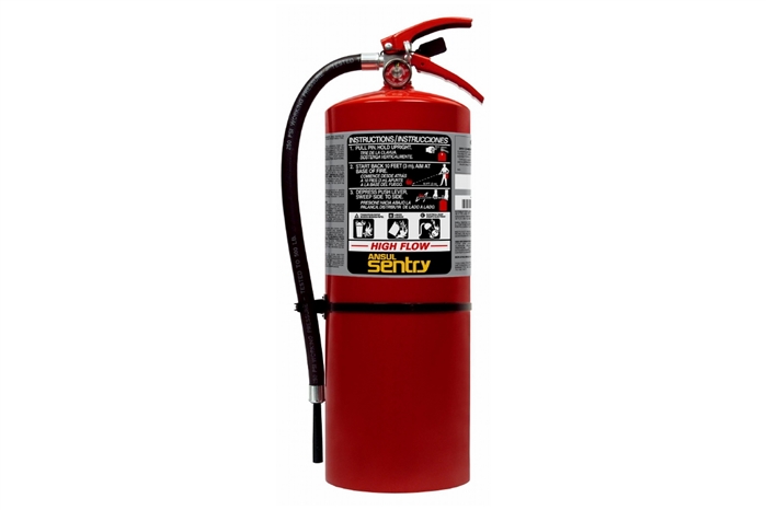SENTRY Fire Extinguisher Instruction Label ABC 